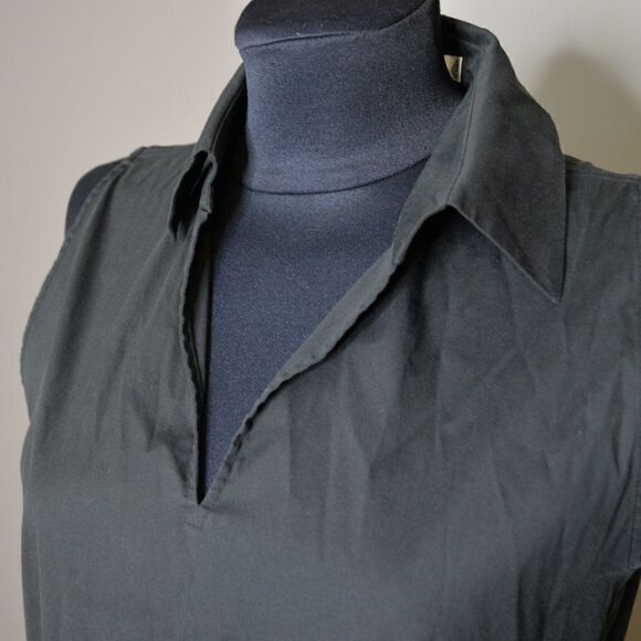 Jil Sander Black Midi Dress Sz 4 - Picture 5 of 5